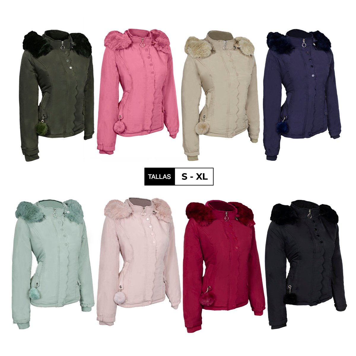 Parka Corta Mujer - Cod. M10 - Imagen 4